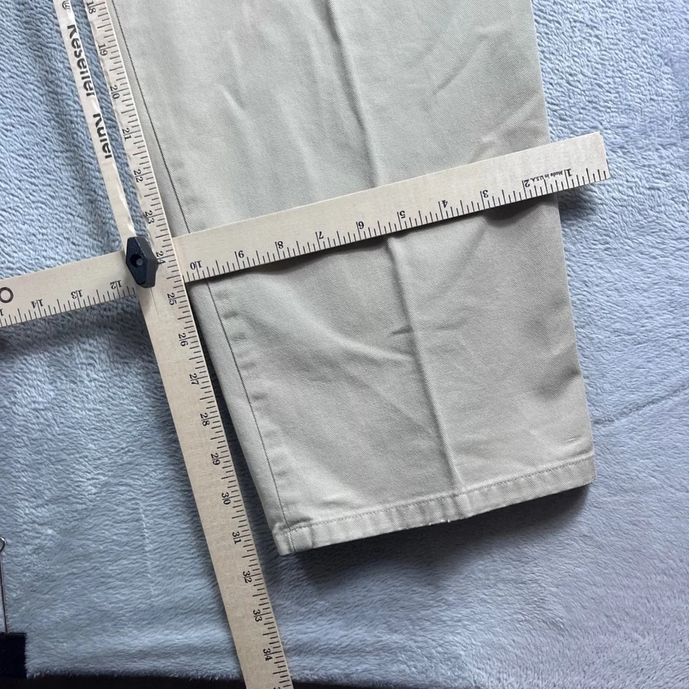 Polo Ralph Lauren Andrew Pant Mens 38x32 Tan Khaki‎ Pleated Chino Twill Trousers